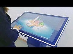 32 Inch K Shape Capacitive LCD Touch Screen Kiosk led light