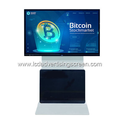 Floor Standing 400cd/2 Interactive Touch Whiteboard Steel Nano Surface