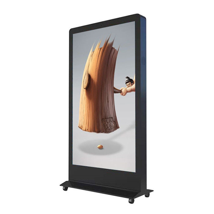 55 inch floor stand outdoor lcd digital signage,waterproof outdoor advertising display