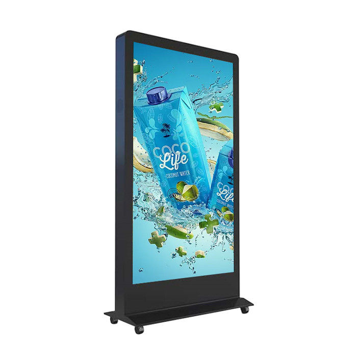 55 inch floor stand outdoor lcd digital signage,waterproof outdoor advertising display