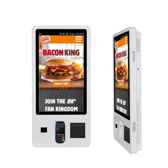 Android Restaurant Digital Signage , Restaurant Self Order Kiosk