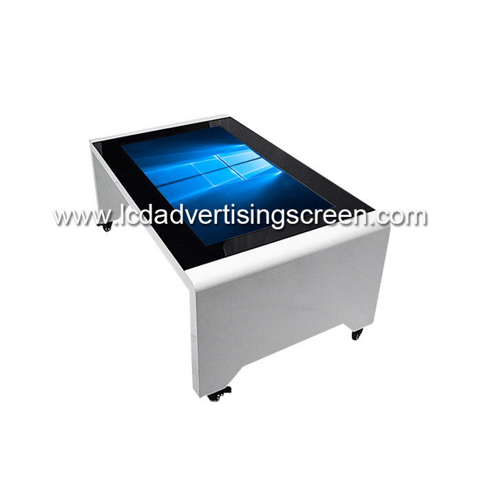 43 Inch Meeting Room Waterproof Smart PCAP Touch Screen Table Display with Win 10 System