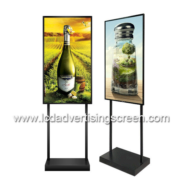 IP65 55 Inch Android Shop Window Display 2500cd/m2