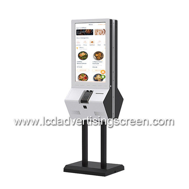 RAM 4G ROM 128G 24in Self Service Payment Kiosk With Metal Shell