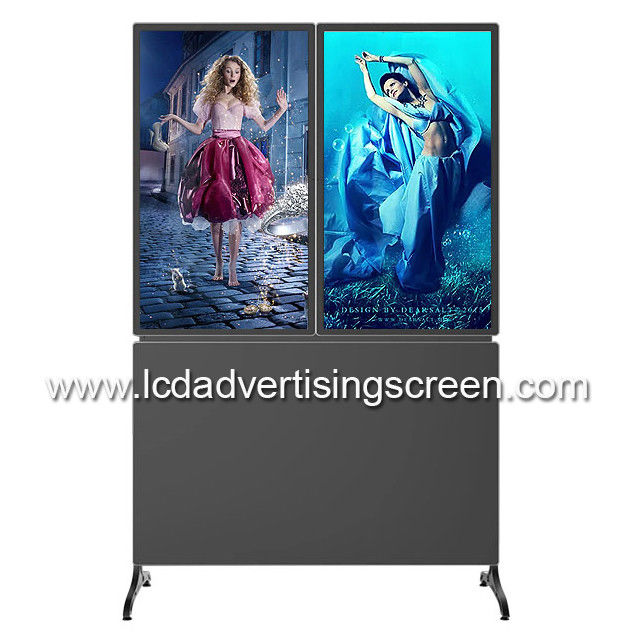 49" Dual Screen AIO Floor Standing Touch Screen Kiosk