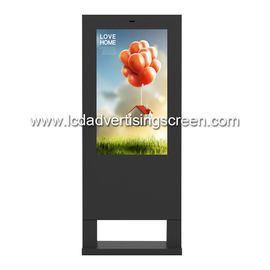 43'' standing outdoor digital signage full HD 1080P WIFI display lcd touch screen monitor built-in IP65 waterproof