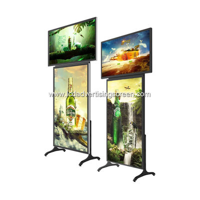 Super Slim FHD 55" Double Screen Digital Signage Totem